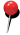 a red pushpin